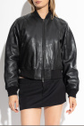 Diesel BLACK Leather jacket L-ILAN A14564