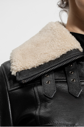 Diesel ‘L-Isek’ leather jacket