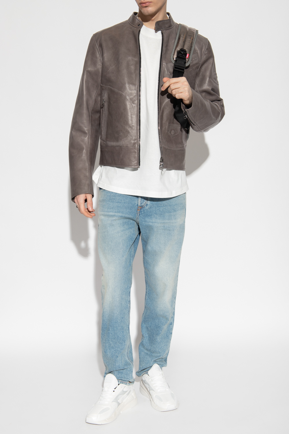 Diesel ‘L-JOSH’ leather jacket