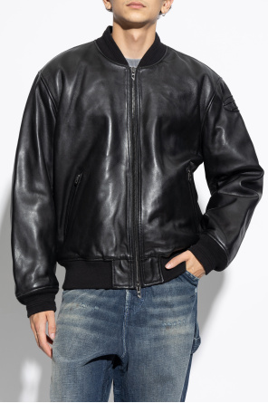 Diesel Leather jacket  L-KHAN