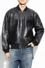 Diesel BLACK Leather jacket L-KHAN