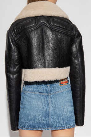 Diesel ‘L-KIS’ short shearling jacket