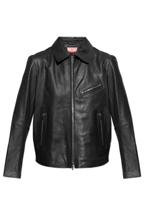 Leather jacket ‘L-KORN-WRD’