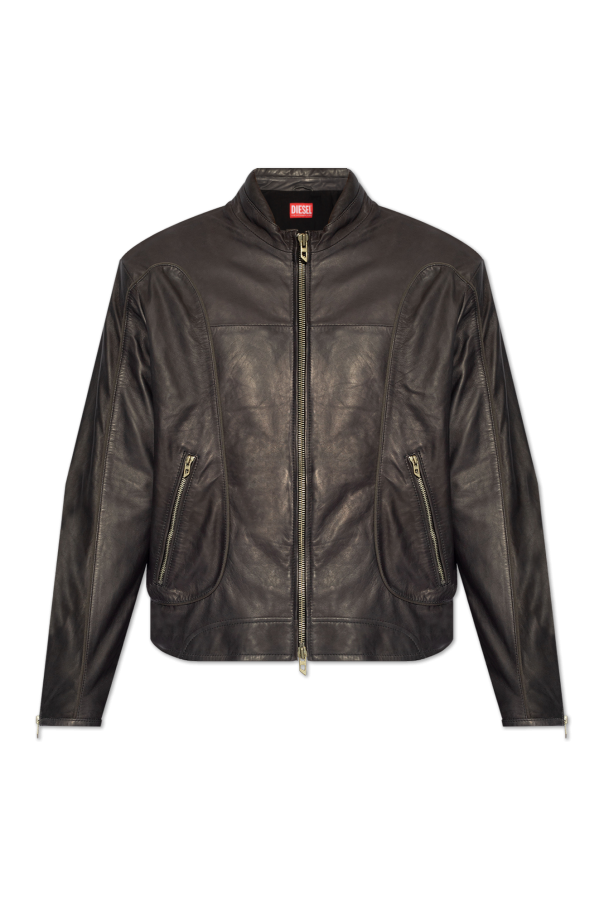 Diesel ‘L-KRIX’ leather jacket
