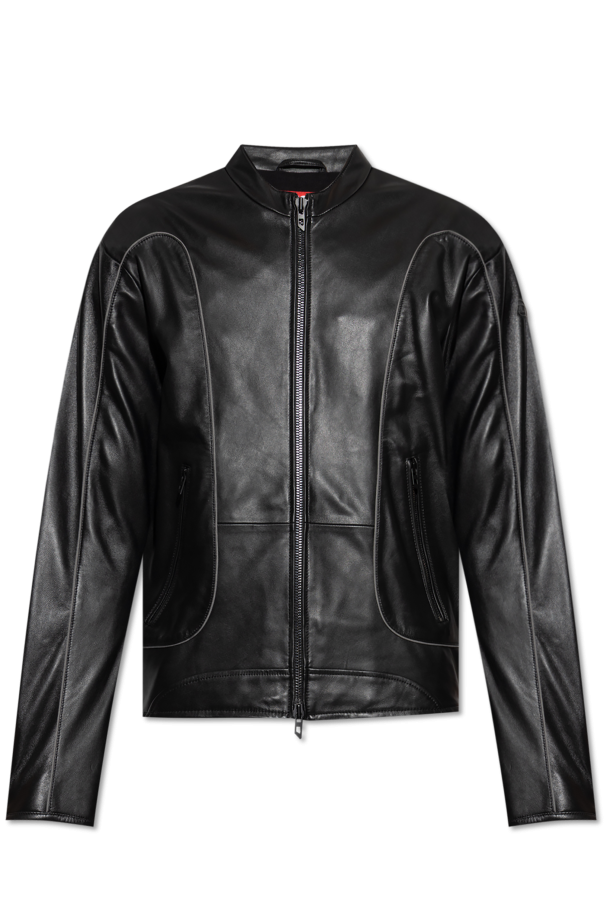 Leather jacket `L-KRIXY` od Diesel