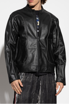 Diesel Leather jacket `L-KRIXY`