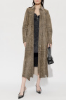 Diesel BROWN ‘L-LAMIN’ leather coat