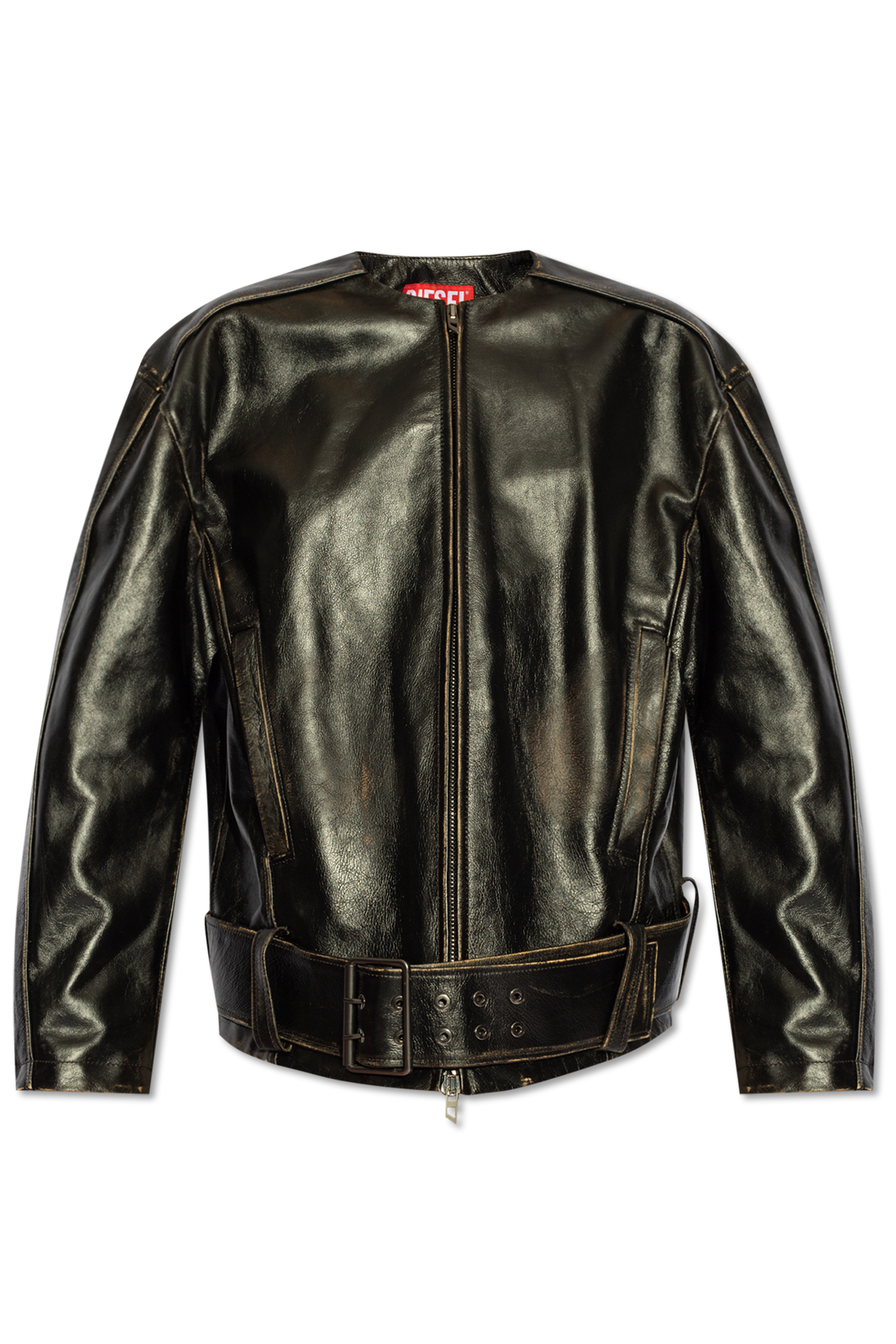 Diesel ‘L-MARGY’ leather jacket