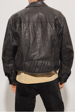 Diesel ‘L-Martin’ leather Jordan jacket