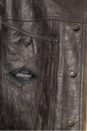 Diesel ‘L-Martin’ leather Jordan jacket