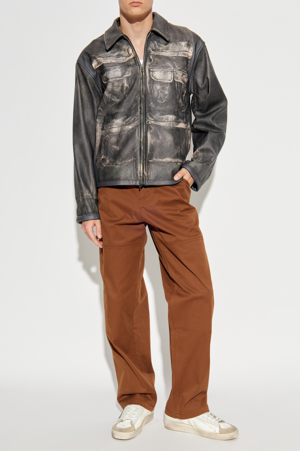 Diesel Leather jacket `L-MAYER`