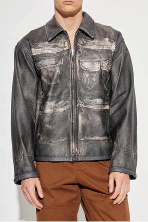Diesel Leather jacket `L-MAYER`
