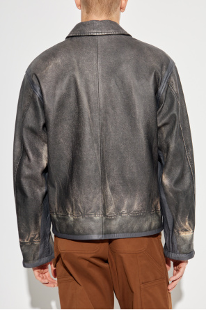 Diesel Leather jacket `L-MAYER`