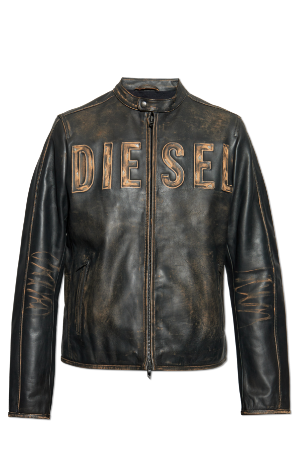 Diesel Leather jacket L-MET-A A14269