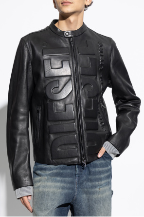 Diesel Leather jacket  L-MET-VERT