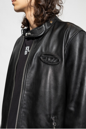 Diesel ‘L-METAL’ leather jacket