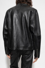 Diesel BLACK ‘L-METAL’ leather jacket