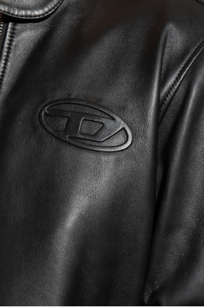 Diesel ‘L-METALO’ leather jacket