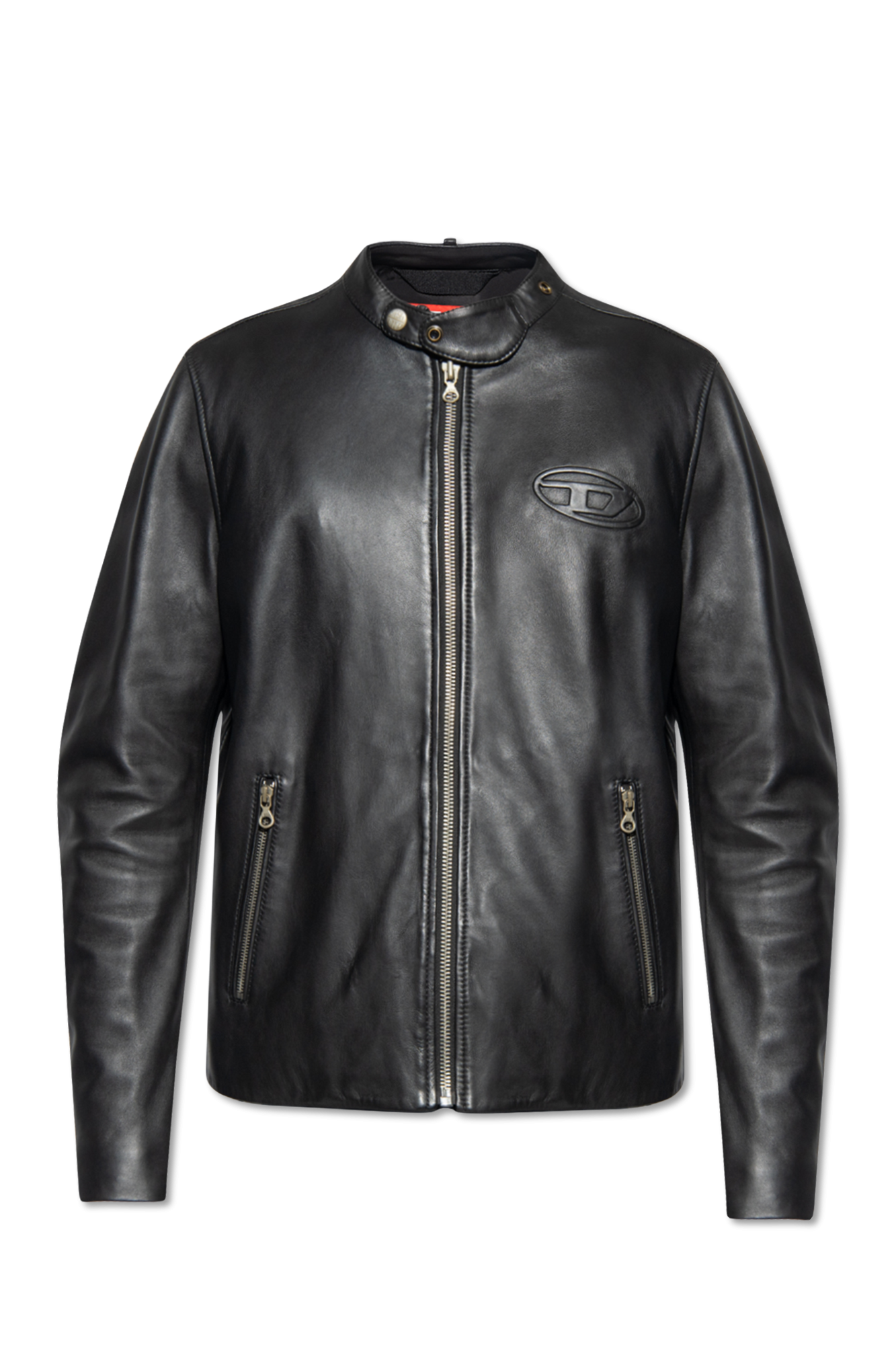 Diesel ‘L-METALO’ leather jacket