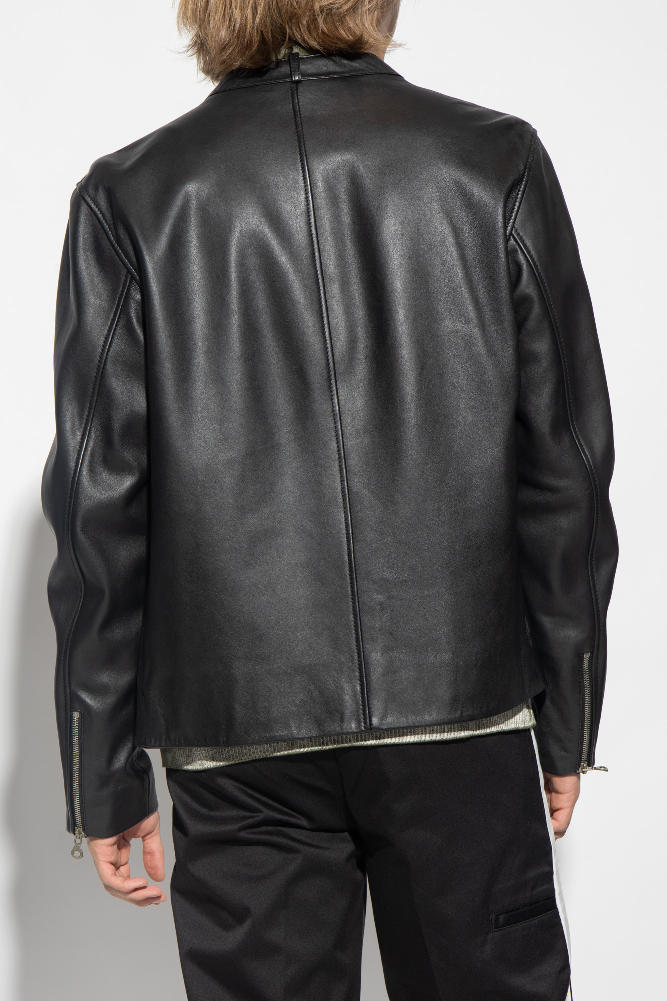 Diesel ‘L-METALO’ leather jacket