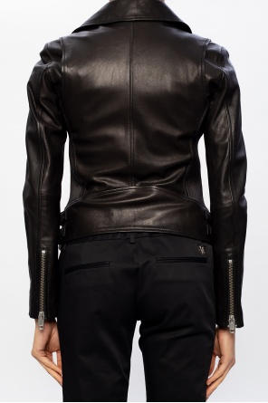 Diesel 'MONET' Leather Biker Jacket