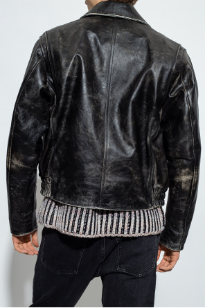 Diesel ‘L-Muddy’ leather jacket