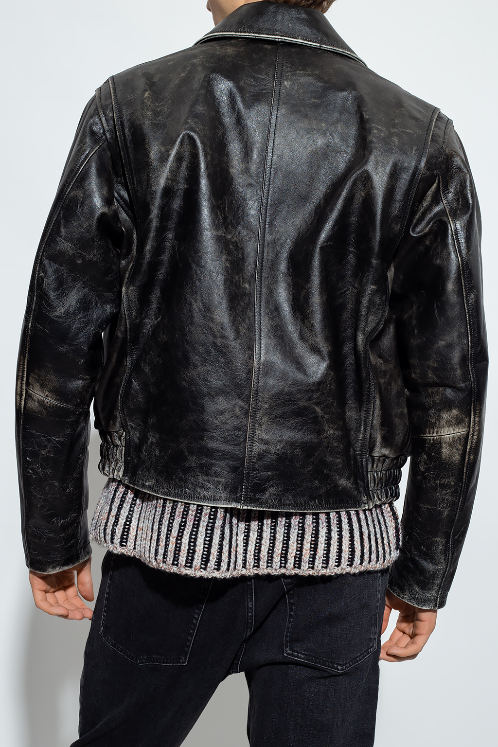 Diesel ‘L-Muddy’ leather jacket