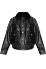 Diesel ‘L-MUDS-FUR’ leather jacket