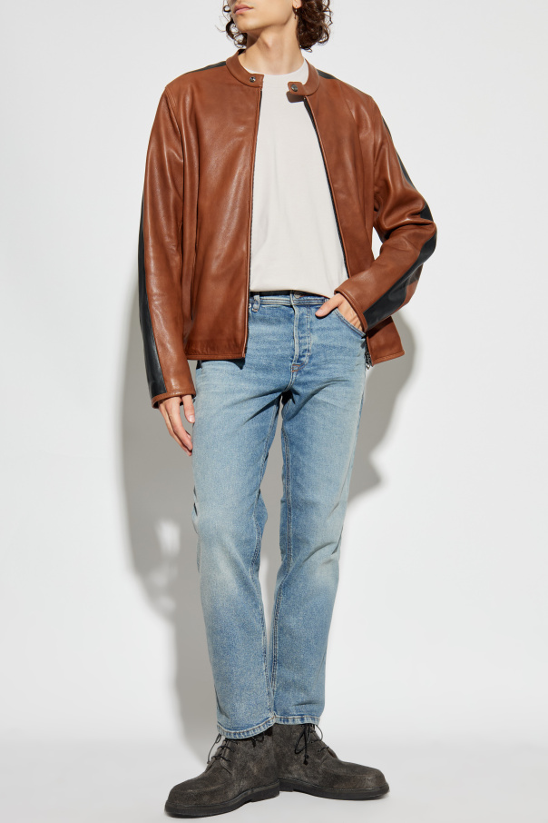 Diesel Chaqueta de cuero "L-ORENN"