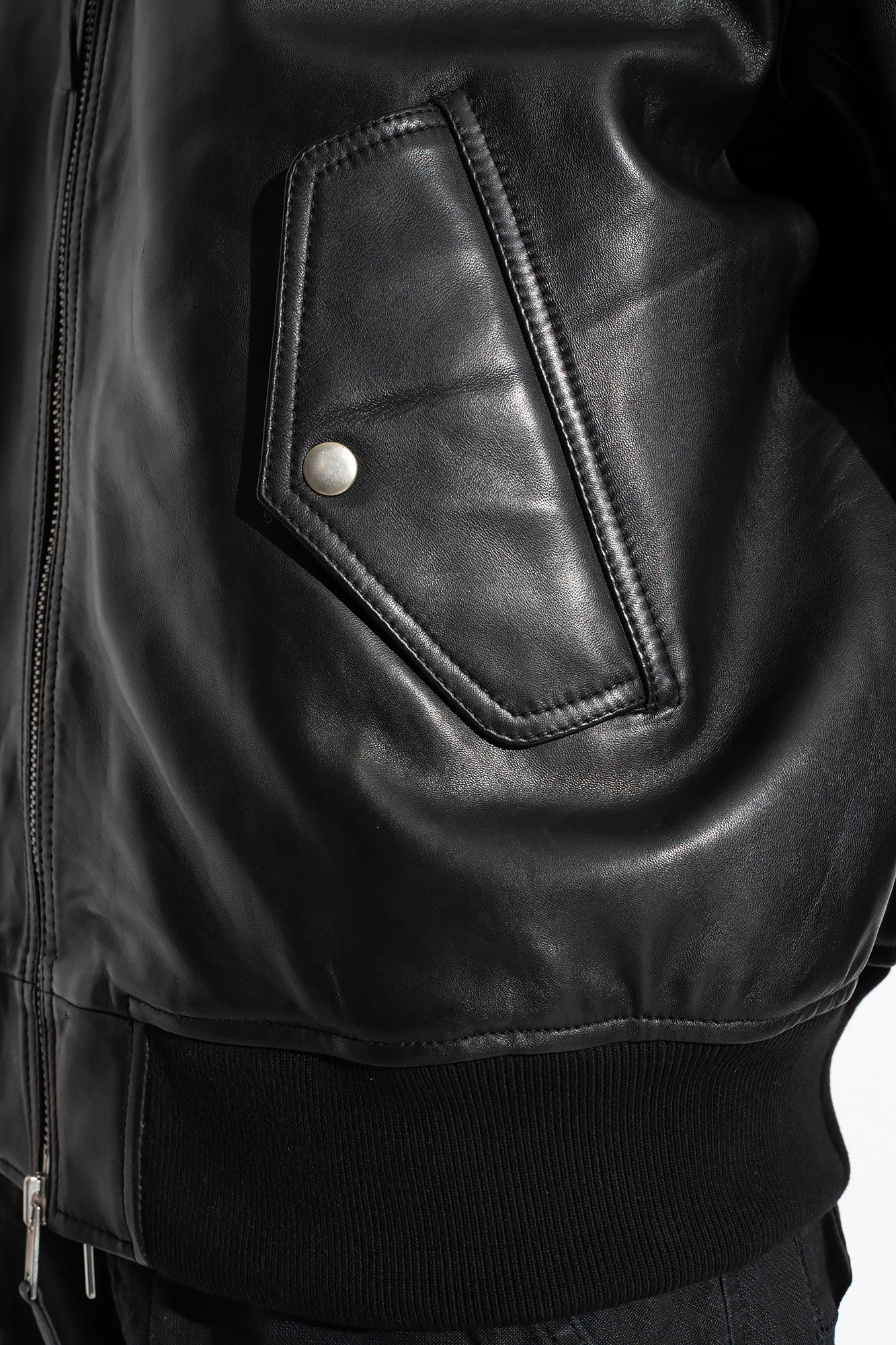 Diesel ‘L-PRITTS’ leather jacket | Men's Clothing | Vitkac