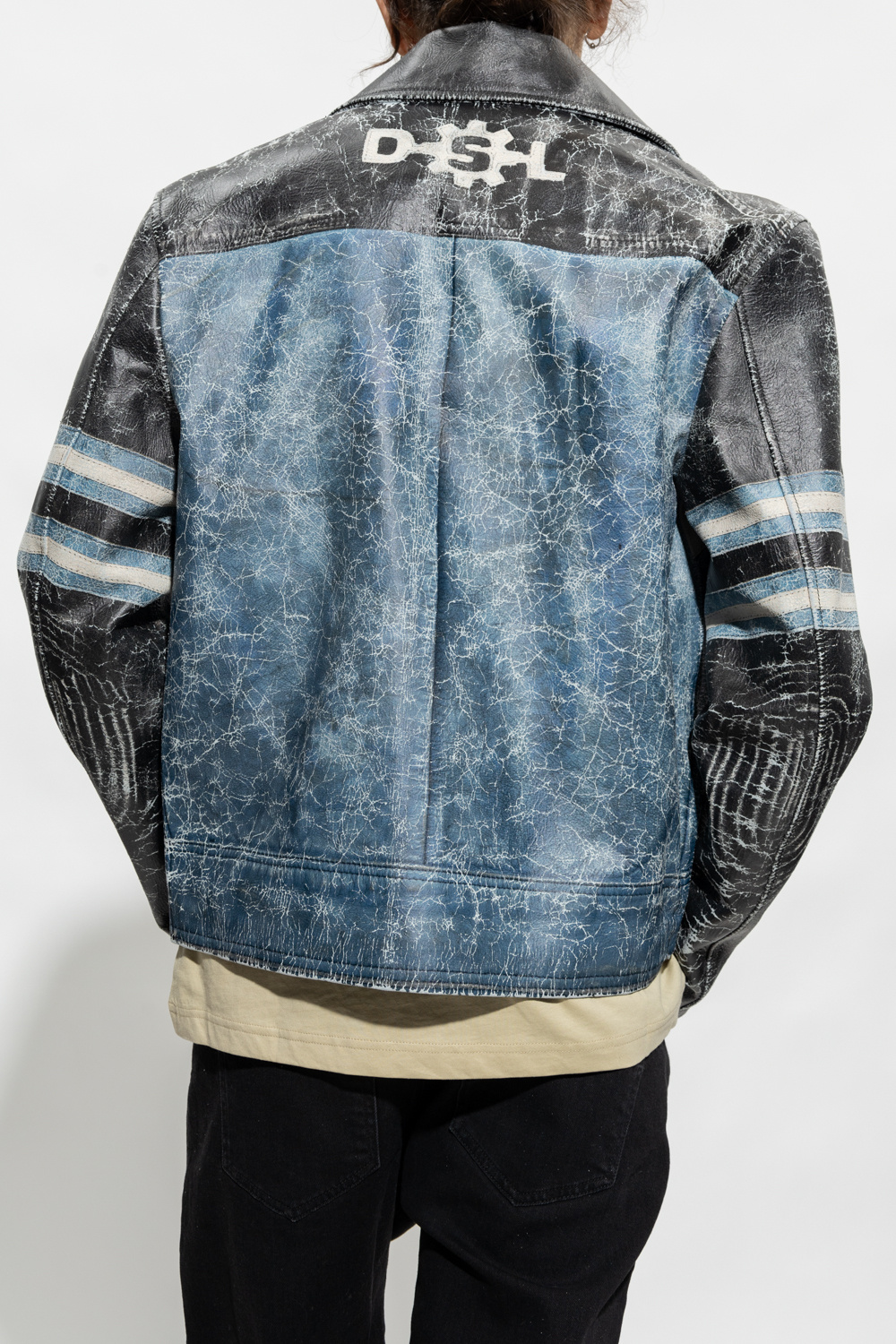 Diesel ‘L-PROM’ leather jacket