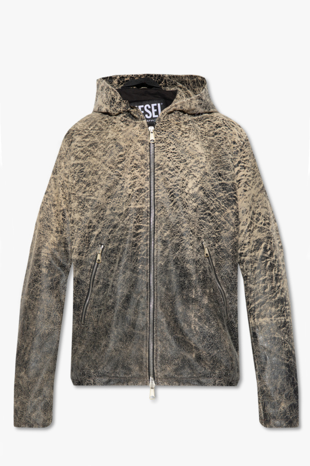 Diesel ‘L-RAM’ leather les jacket