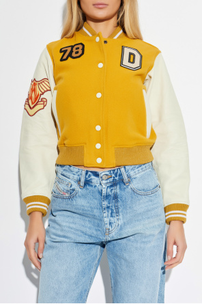 Diesel Short ‘L-REAL’ bomber jacket