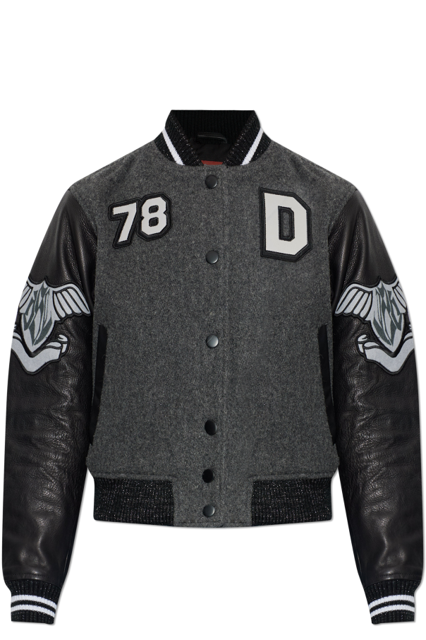 Short ‘L-REAL’ bomber jacket od Diesel