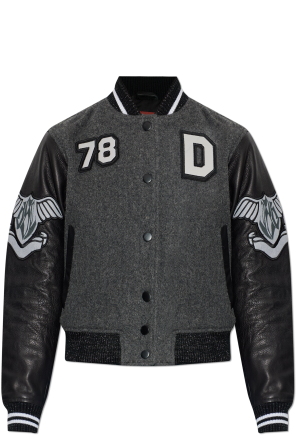 Short ‘L-REAL’ bomber jacket