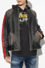 Diesel BLACK Leather jacket L-RENN