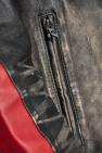 Diesel BLACK Leather jacket L-RENN