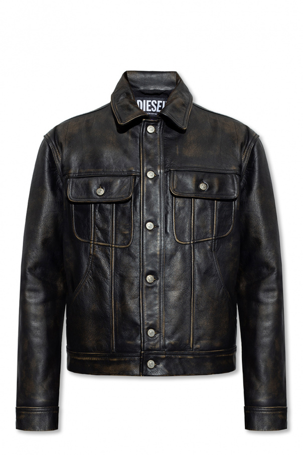 Diesel ‘L-Riley’ leather jacket