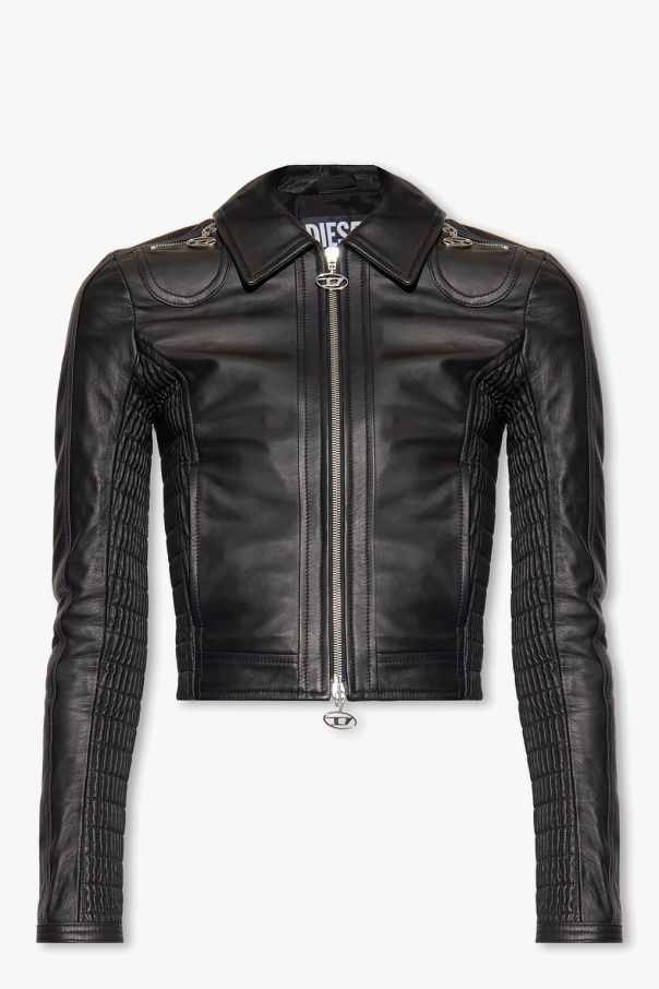 Diesel 'L-SASKIA' leather jacket
