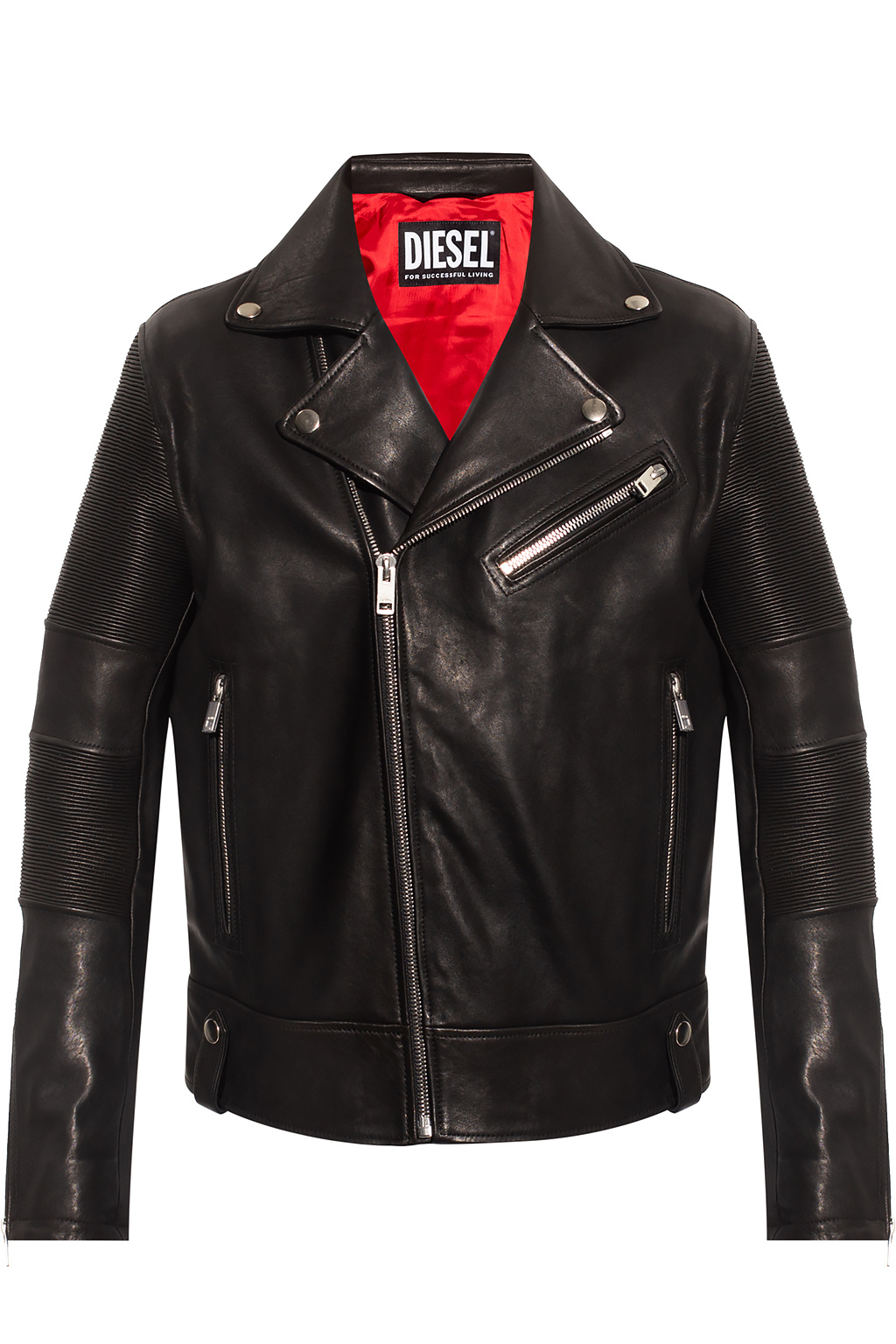 Diesel ‘L-Starkville’ leather jacket