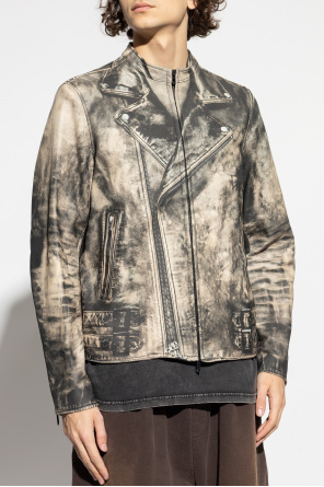 Diesel Leather jacket "L-TAD-PRINT"