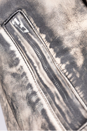 Diesel Leather jacket "L-TAD-PRINT"