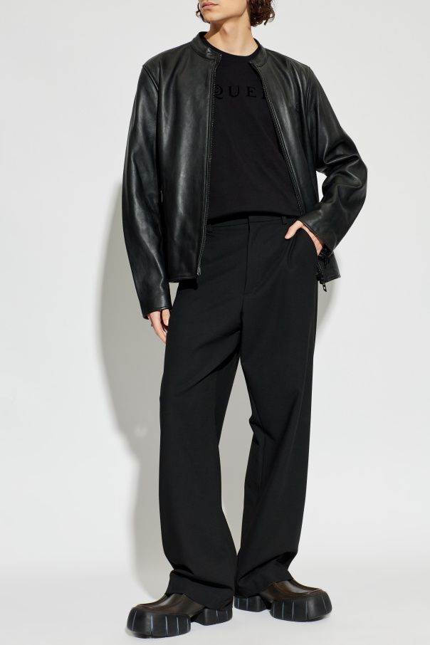 Diesel Leather jacket `L-TAD-WRD`