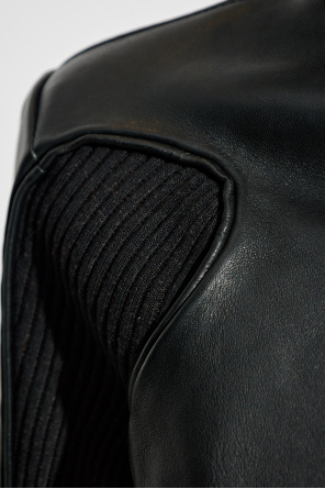 Diesel Leather jacket `L-TOTEM-P1`