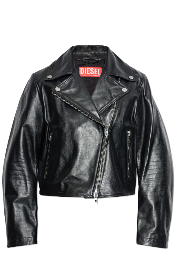 Diesel Leather jacket ‘L-UNATIC’