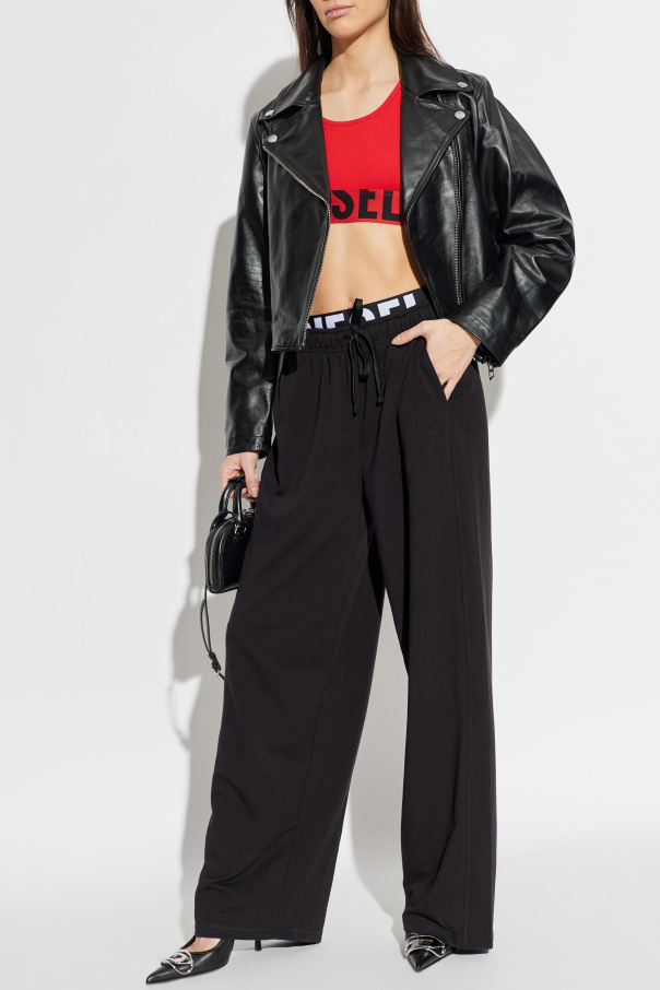 Diesel Leather jacket ‘L-UNATIC’