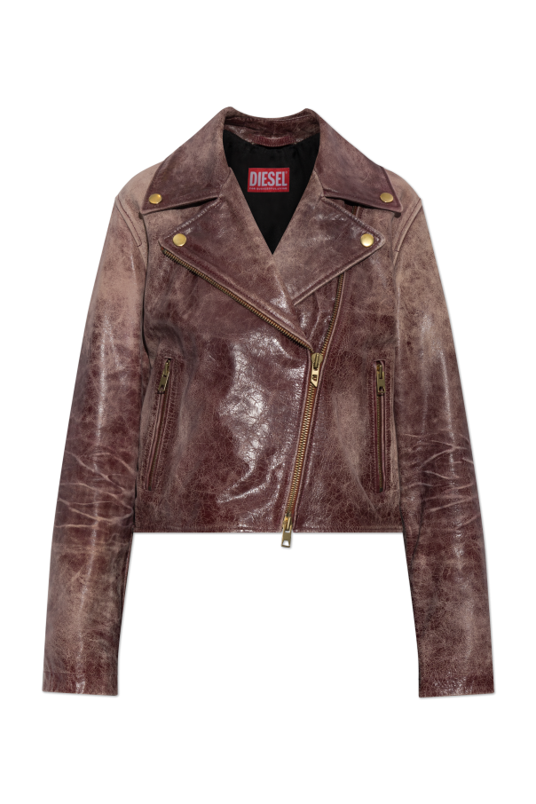 Leather jacket ‘L-UNATIC-T1’ od Diesel