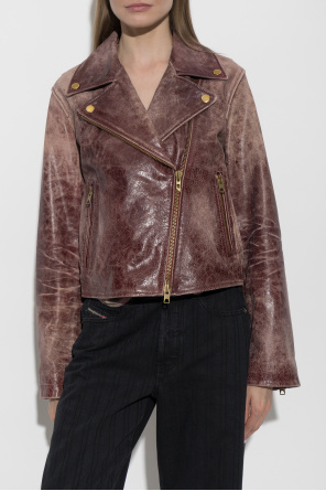 Diesel Leather jacket ‘L-UNATIC-T1’