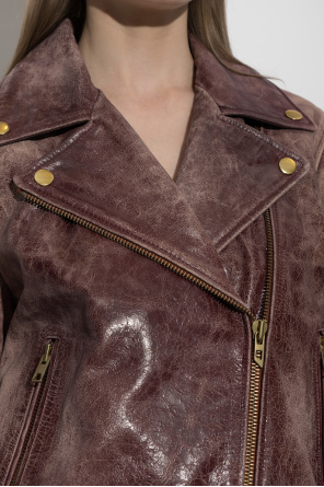 Diesel Leather jacket ‘L-UNATIC-T1’