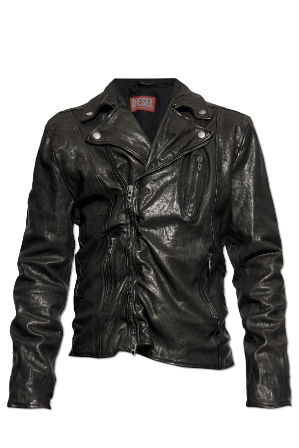 Leather jacket `L-UNCAN` od Diesel